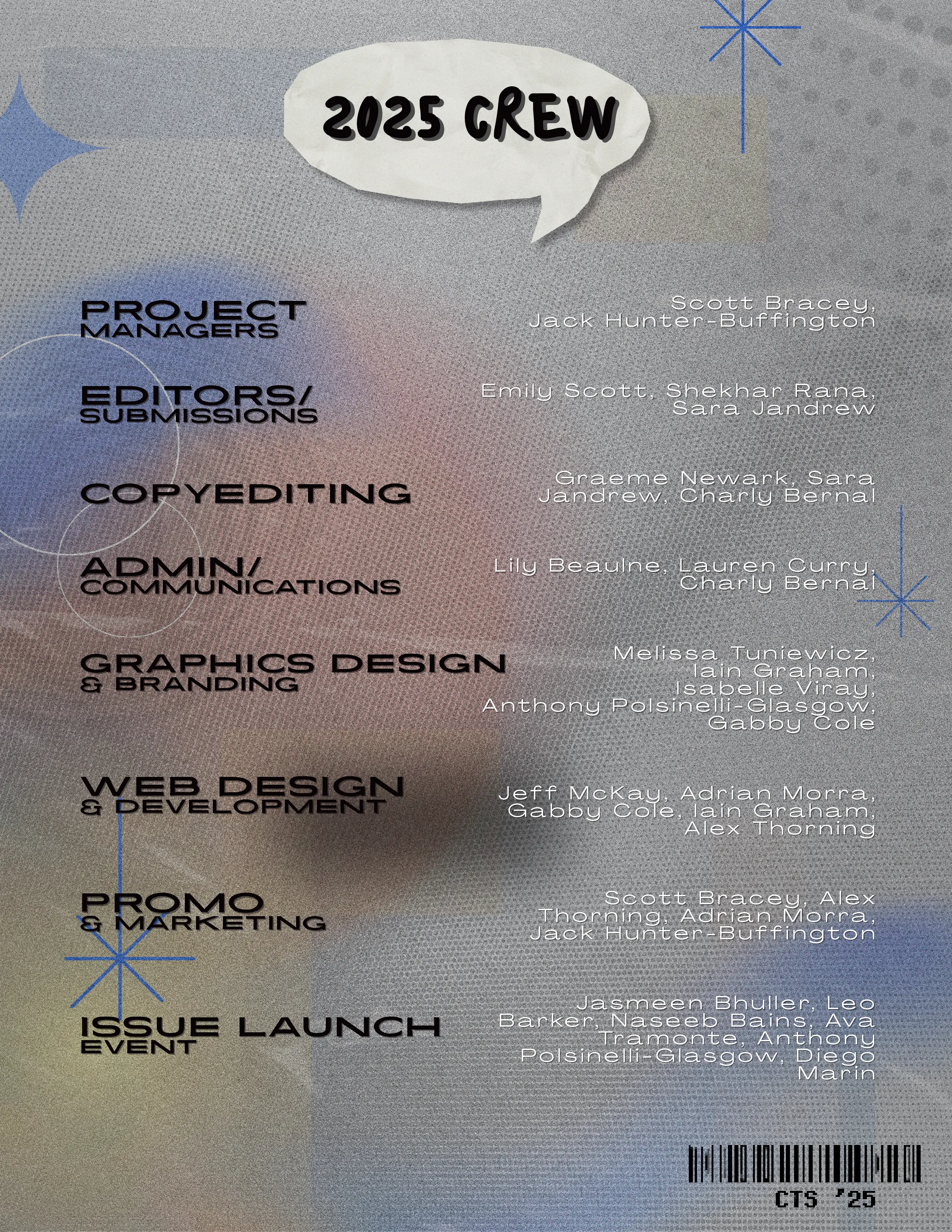 Issue Cover by Melissa Tuniewicz & Isabella Viray